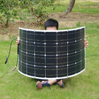 12v DC Monocrystalline Semi Flex Solar Panel 100 Watt For Car RV Caravan Boat