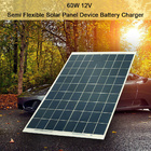 Lightweight Off Grid Solar Panel Bendable Semi Flexible 60 Watt 12 Volt Solar Panel