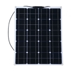 80W Monocrystalline Semi Flex Solar Panel Module Battery Charger