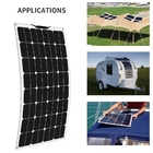 Semi Flexible Waterproof Solar Panel Generator 130W For House