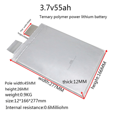 OEM ODM LiFePO4 lithium battery NMC Lifepo4 Pouch Cells 46ah 50ah 63ah 68ah 72ah 78ah 3.7V Polymer lithium battery packs