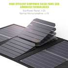 21W Portable Solar Charging Panel Ultra Slim Foldable Waterproof 5V Solar Panel