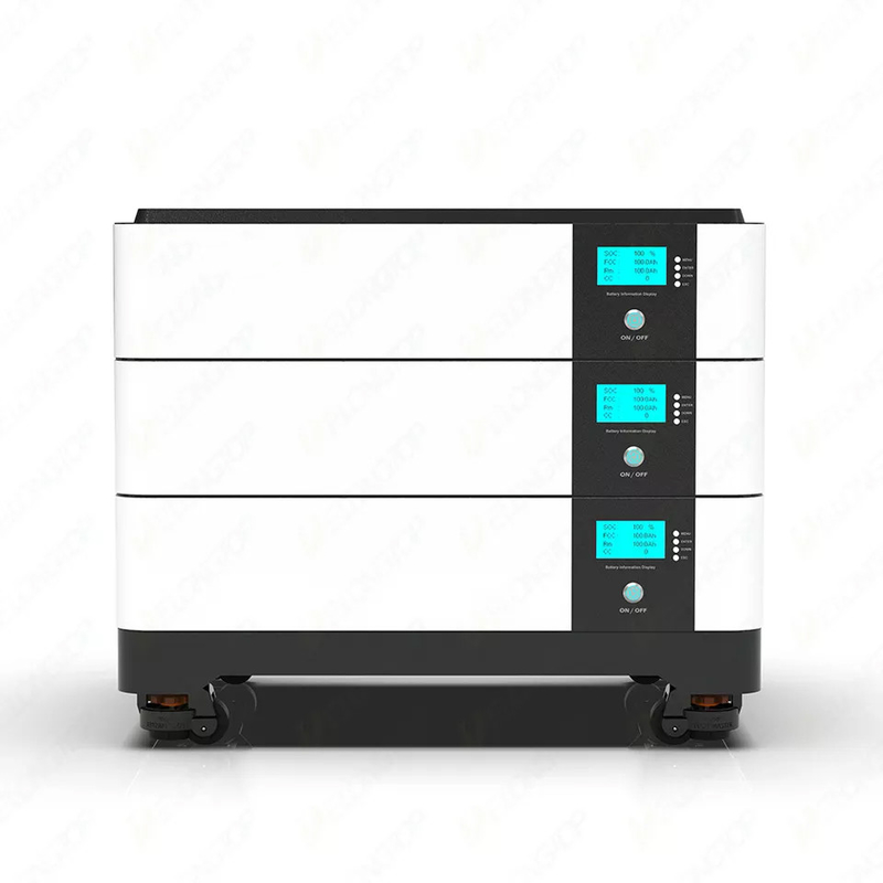 Floor-Standing LiFePO4 51.2V 30KWH Solar Battery Cabinet Pack