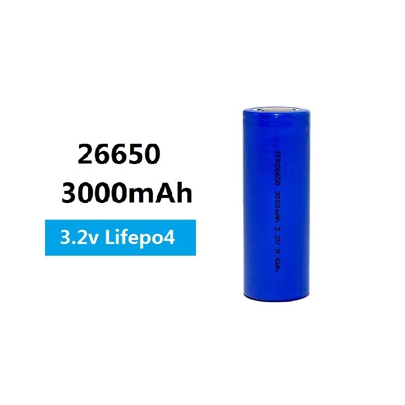 Lithium Ion Lifepo4 Battery Cell 26650 3.2V 3000mAh For Electric Scooter
