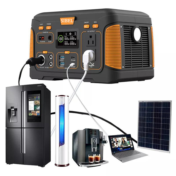 300w Portable Solar Power Station Usb Type C Dc Ac Output