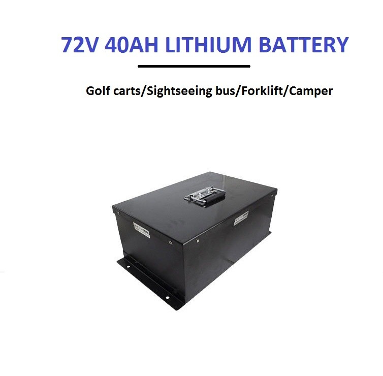 Golf Cart Forklift Lifepo4 Lithium Battery 72V 40Ah With BMS RS485