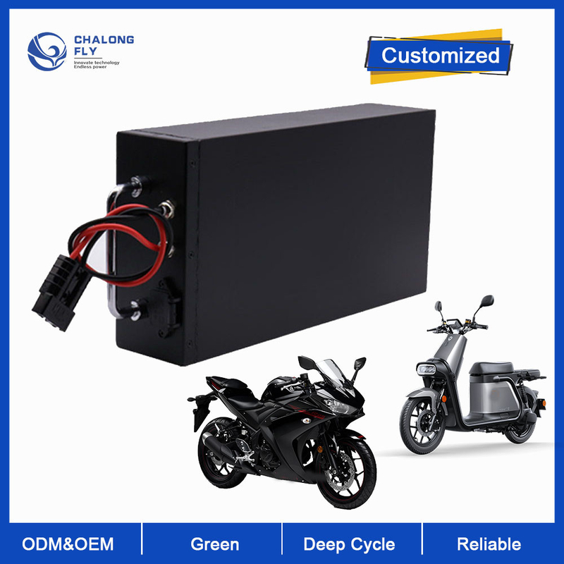 LiFePO4 Lithium Battery 60V 72V 96V Lithium Battery Packs Custom 30AH 40AH 60AH 80AH 150AH For E-Motorcycle/Wheelchair