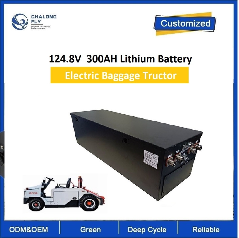 Lithium Battery 124.8V300AH Airport Tractor Sightseeing Low Speed Vehicle LiFePO4 Battery