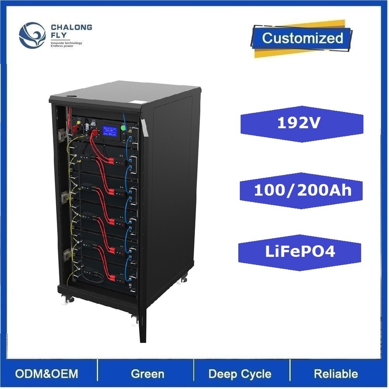 192V 100AH 200ah high voltage cabinet LiFePO4 Lithium battery packs for Industrial and commercial Data center Household