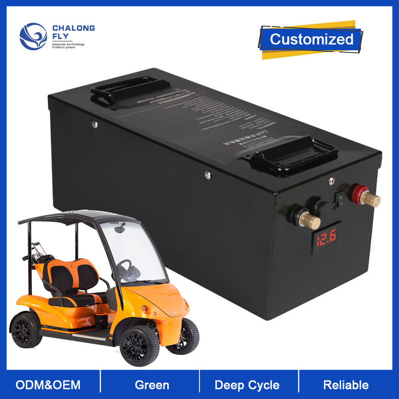 Golf Carts LiFePO4 Lithium Battery 60V 72V 96V Lithium Iron EV Battery Pack OEM ODM 100AH 200AH 300AH