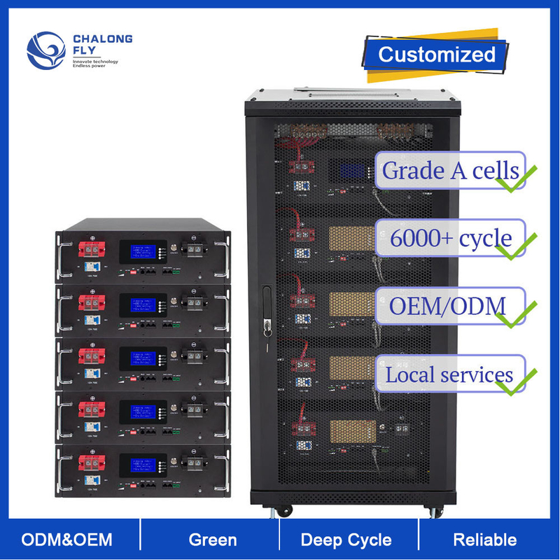 OEM ODM LiFePO4 lithium battery 48V 100AH 200AH Deep Cycle For for solar system LiFePO4 energy storage battery