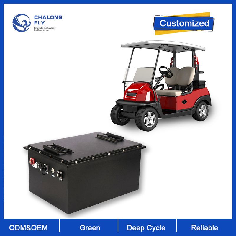 CLF LiFePO4 Lithium Battery Electric Golf Carts 60V 72V 96V Lithium Iron EV Battery Pack OEM ODM 100AH 200AH 300AH