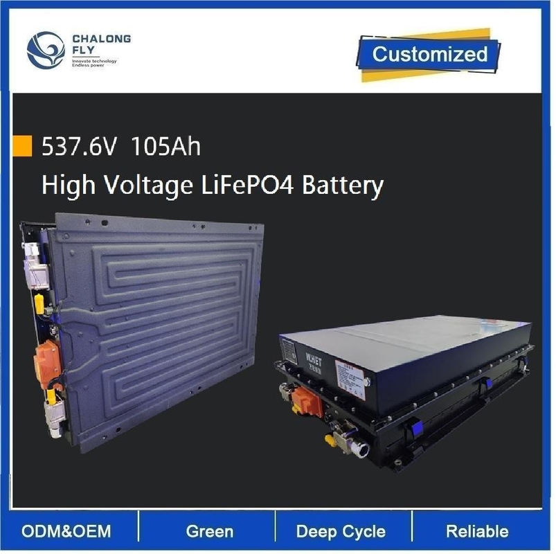 Customized 105Ah High Voltage Lithium Iron Phosphate Battery Pack for Electric Vehicles