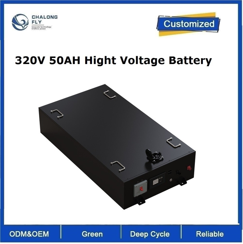 Special Electric Vehicle Machinaries 320V 50Ah High Voltage LiFePO4 Battery Pack with Smart BMS and 25A Charging Current