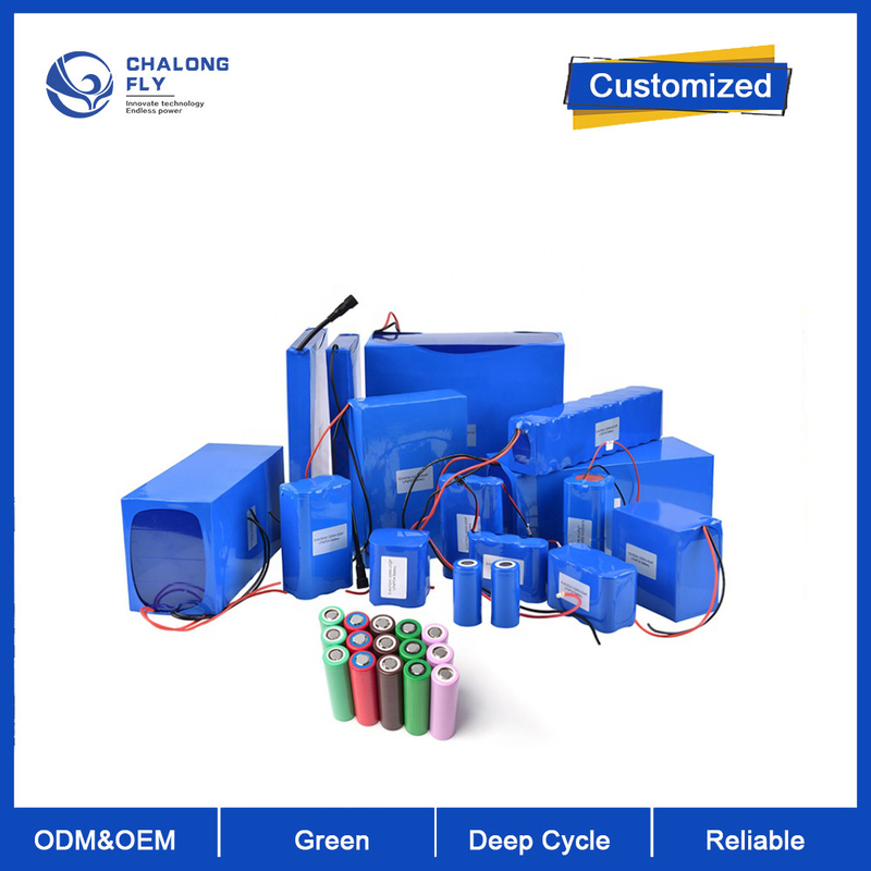 CLF Customized 18650 21700 Rechargeable Lithium Battery Pack 3.7V 7.4V 11.1V 14.8V 18V 36V 48V 72V 10Ah 20Ah 30Ah 40Ah 50Ah