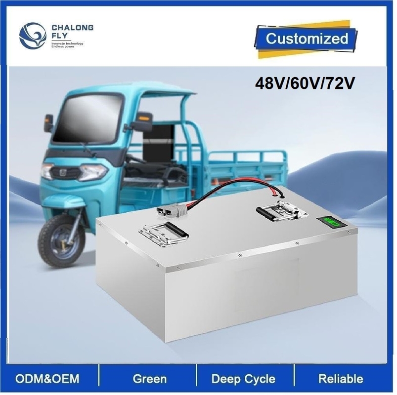48V 60V 72V 52Ah CLF OEM ODM Lifepo4 Lithium Battery Pack for Electric Motorcycle Scooter Tricycles Rickshaw Sightseeing Bus