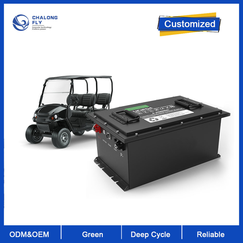 CLF Electric Golf Carts LiFePO4 Lithium Battery Customized 60V 72V 96V Lithium Iron EV Battery Pack 100AH 200AH Battery