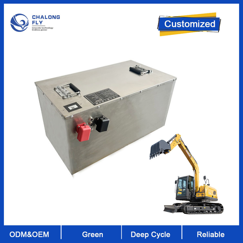 CLF OEM ODM Lifepo4 Lithium Battery Pack for Ultra-Long Life Electric Excavator 72V 200Ah Metal Case