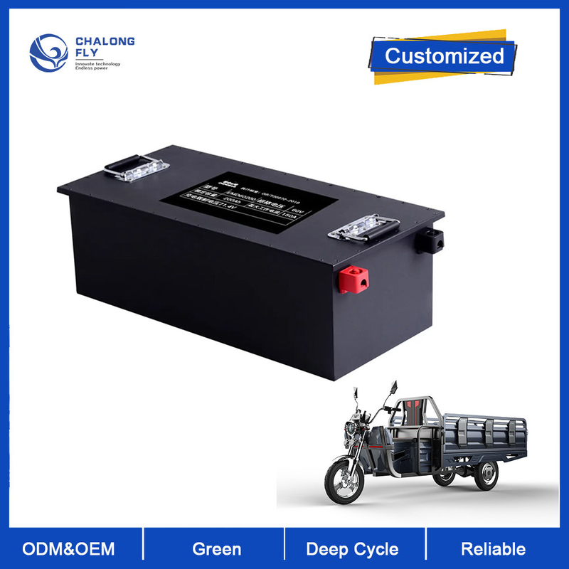 48v 60v 72v 100ah 200ah 300ah Customized Electric Moped Tricycle Lithium Battery 48V 60Ah Lifepo4 Electric Rickshaw Car Battery