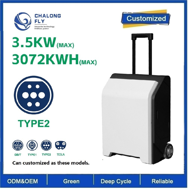 CLF 3500w 3KWH Outdoor mobile power supply 220V, self-driving tour camping emergency photovoltaic panel energy storage solar charging trolley case