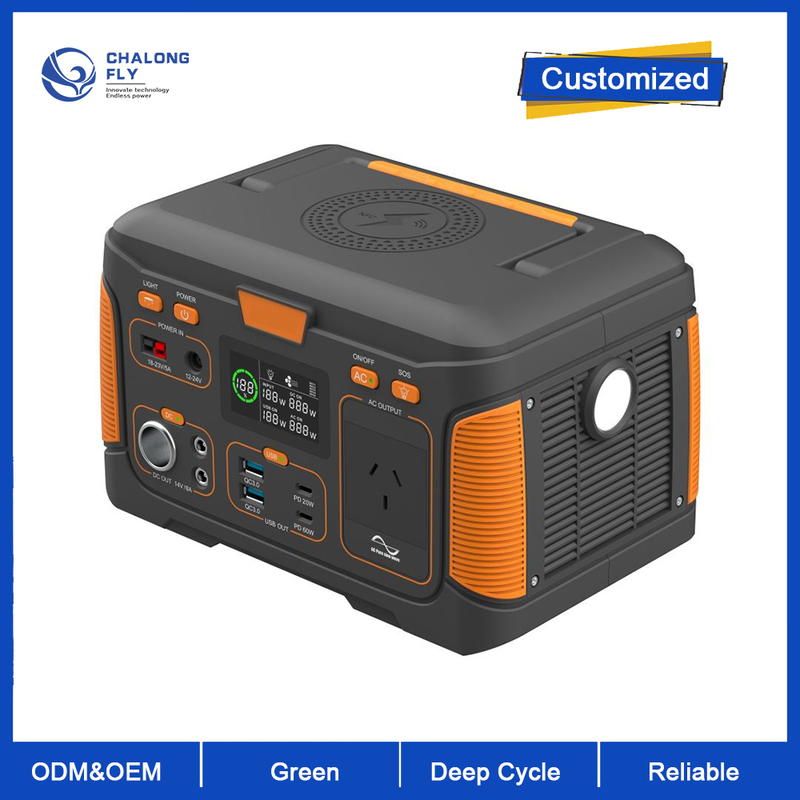 500W Portable Power Station with Solar Charging - Emergency Backup & Outdoor Camping