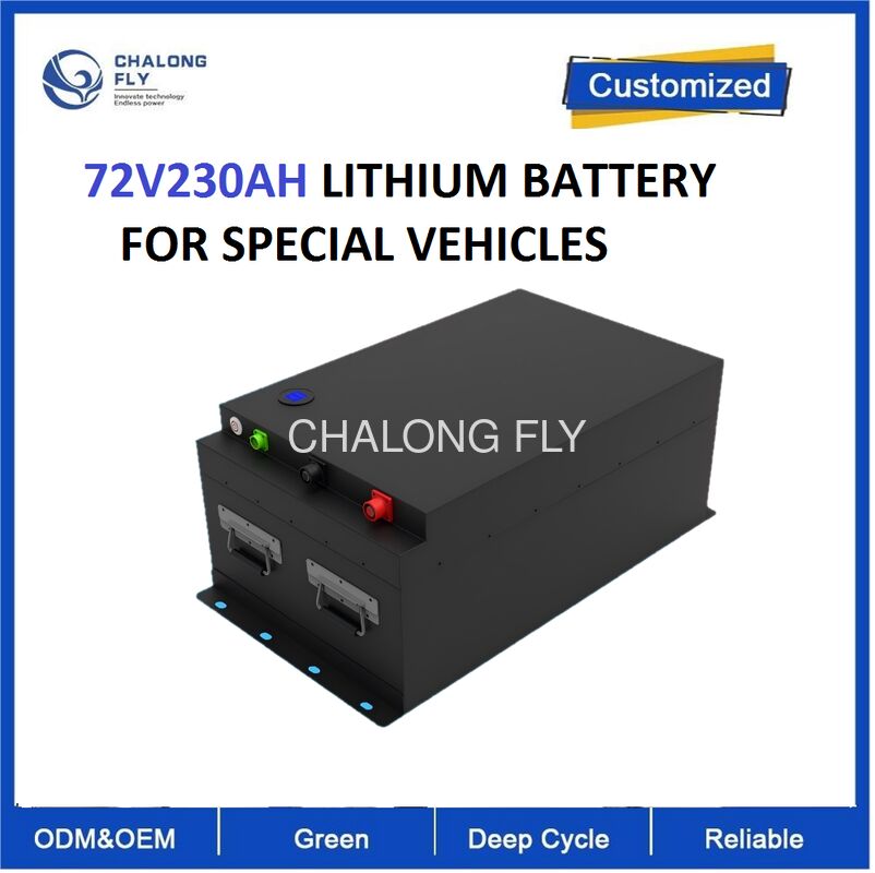 72V 230Ah LiFePO4 Lithium Battery with 1000A Peak Discharge IP67 Waterproof and Customized Size for Electric Vehicles