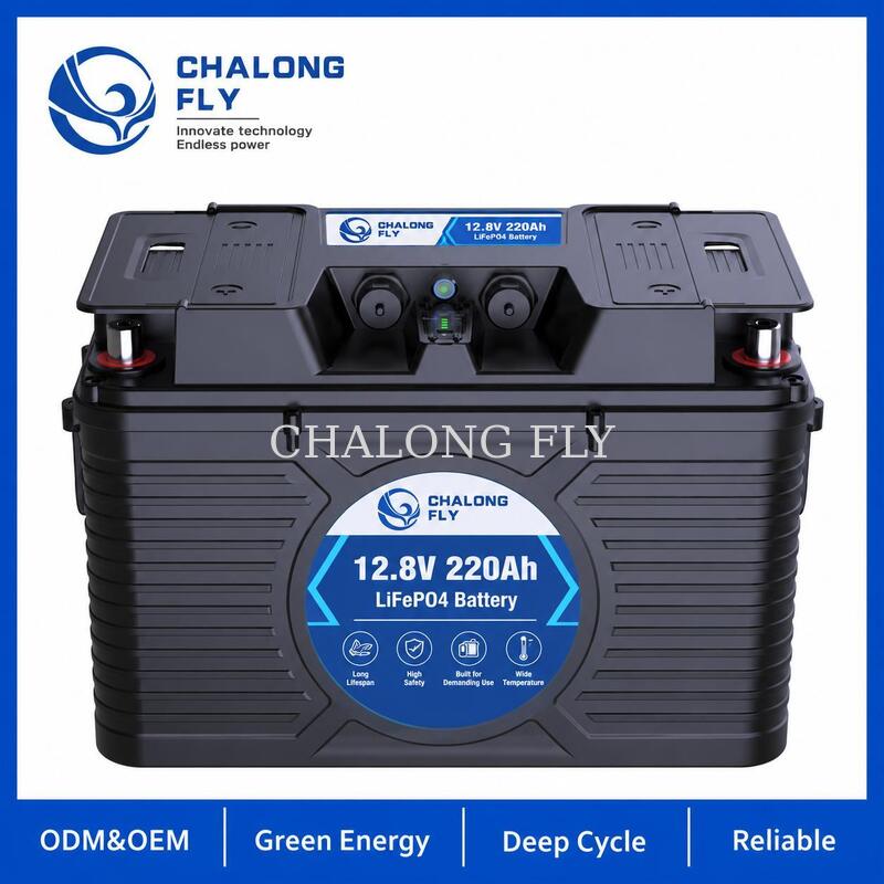12.8V 220Ah NMEA 2000 Smart LiFePO4 Marine Battery with Victron Integration