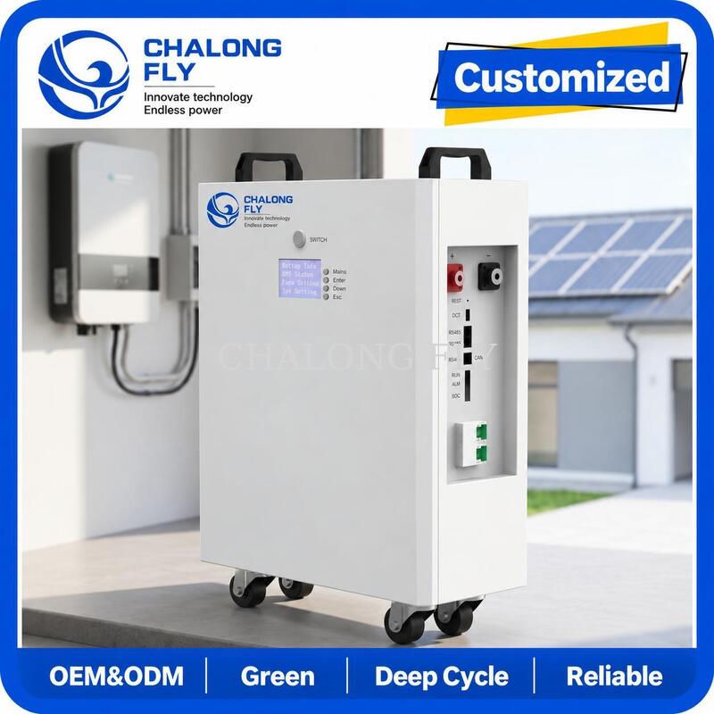 51.2V 314Ah 16kWh Floor Standing LiFePO4 Home Solar Battery for Residential Energy Storage System