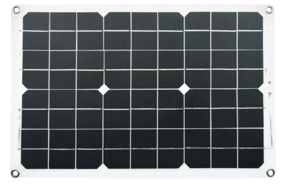 18W High Efficiency Monocrystalline Solar Charging Panel For Outdoor Mobile