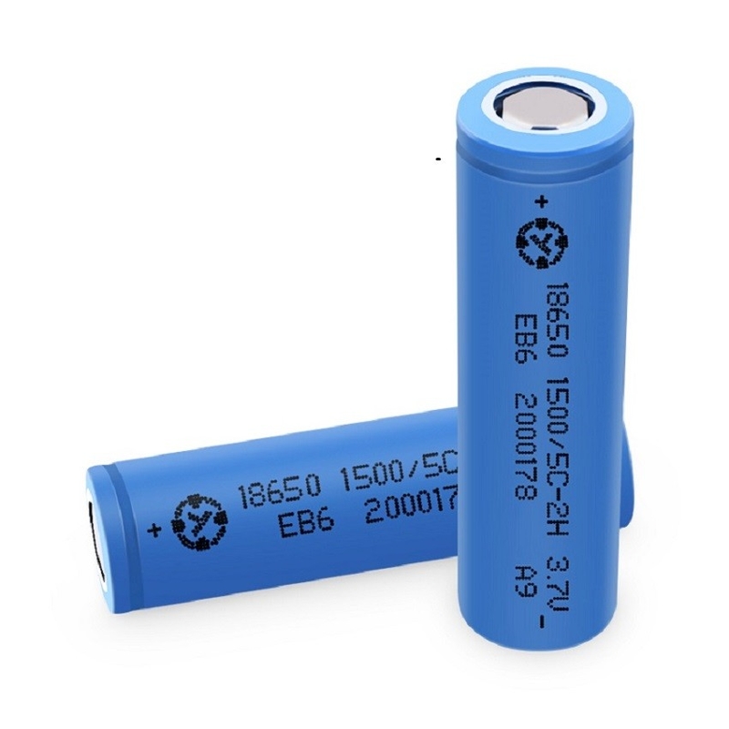Rechargeable 18650 Battery Cell 3.7V 1500mah Lithium Ion Pollution Free