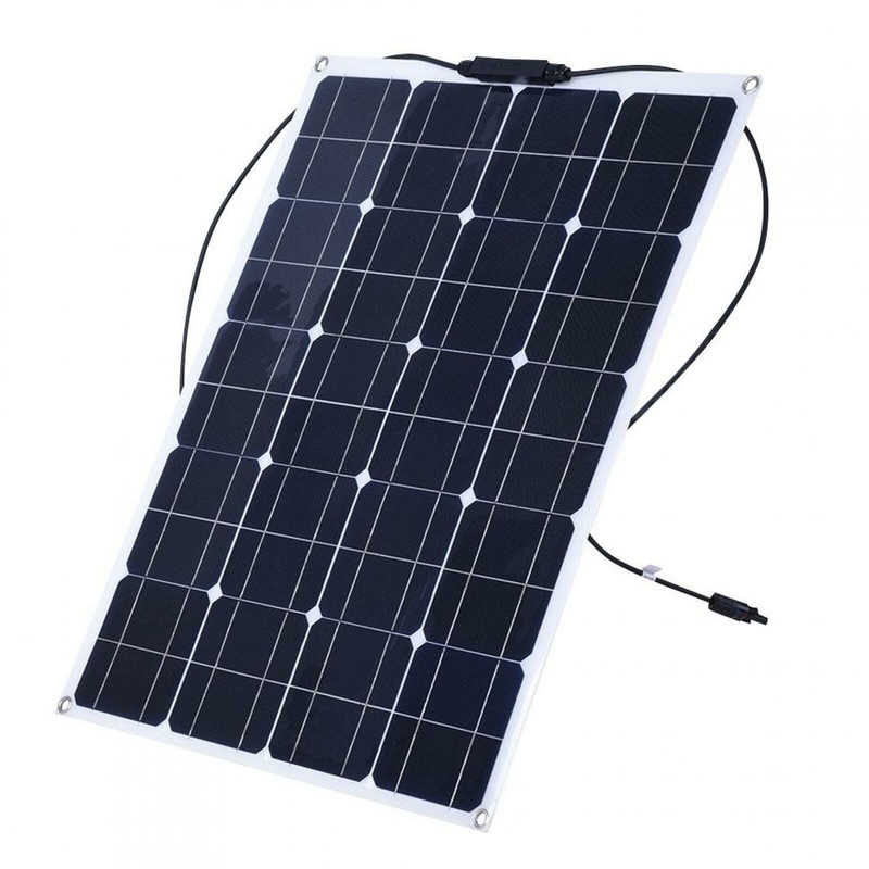 80W Monocrystalline Semi Flex Solar Panel Module Battery Charger