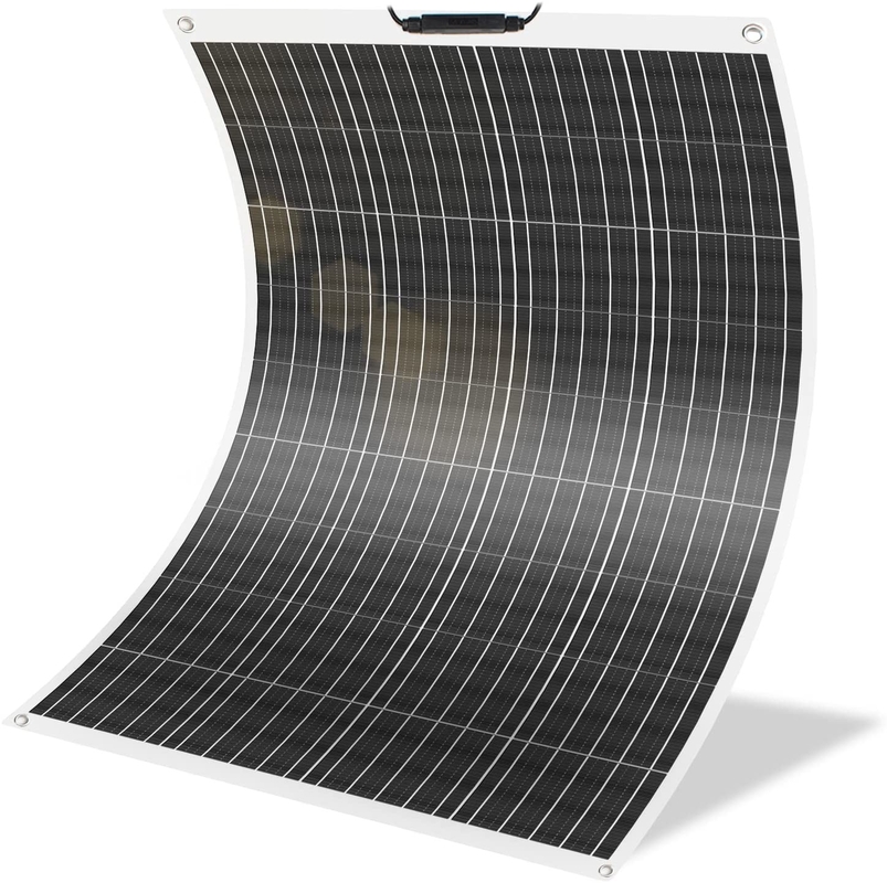 12V 100 Watt Semi Flex Solar Panel Corrosion Resistant Bendable For Cabin Van