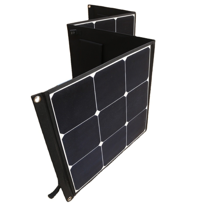 200W Foldable Camping Solar Panels Monocrystalline 20V With Kickstand