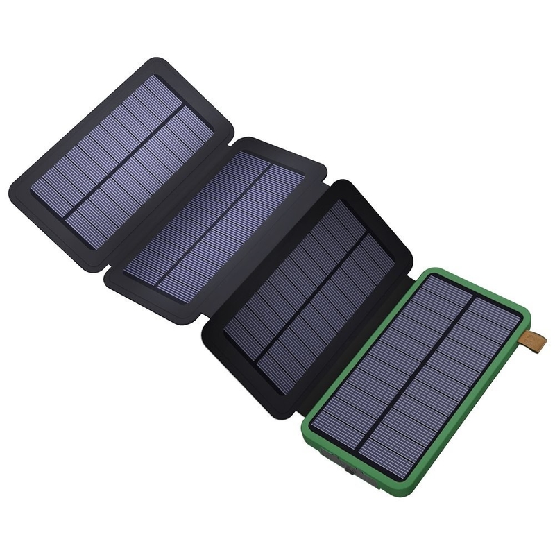20000mah Portable Solar Charging Panel Power Bank Sunpower Battery Charger