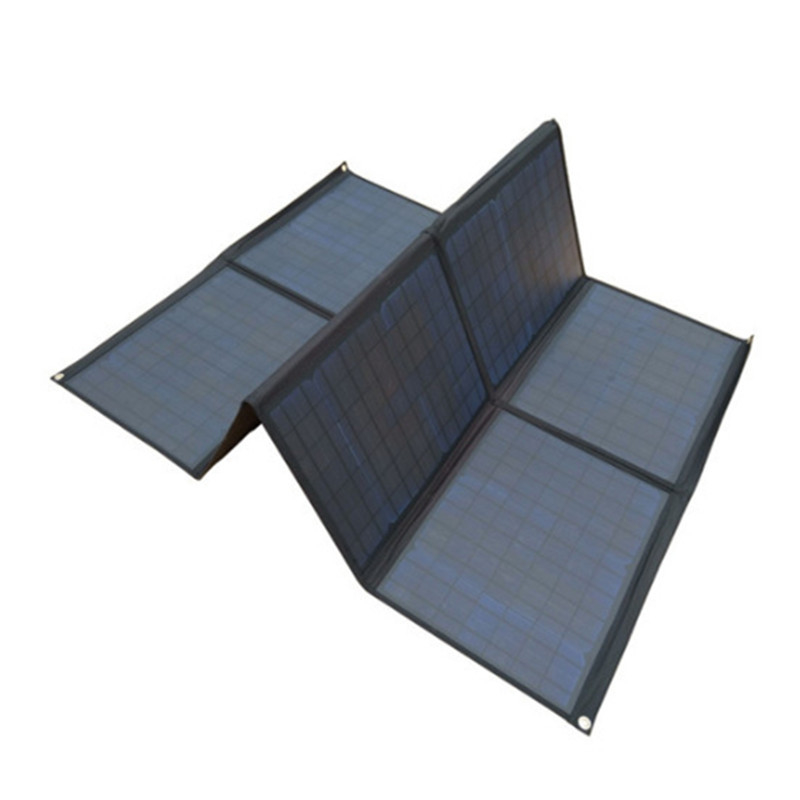 18V Folding Solar Panel Bag 200W Anderson Wiring For Adventure