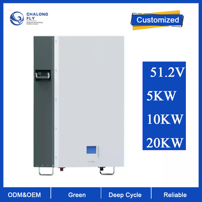 LiFePO4 Lithium Battery OEM ODM 51.2V 100AH 200AH Home Solar Energy Storage Lifepo4 Lithium Battery Wall Mounted