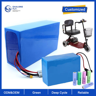 LiFePO4 Lithium Battery OEM ODM 24V 36V 60V 72V 30AH 60AH 80AH 120AH Lithium Ion Battery Pack For E-Scooter/E-Wheelchair