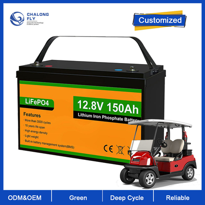 LiFePO4 Lithium Battery OEM ODM 24V 48V 72V 100AH 200AH 300AH 400AH Golf Cart Lithium-ion Rechargeable Forklift Battery