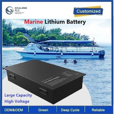 CLF OEM ODM Waterproof IP67 LiFePO4 Battery Pack 96V 100Ah with 3500+ Cycle Life for Marine Boat and EV Applications