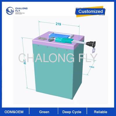 72V 32Ah LiFePO4 Battery with IP67 Waterproof Protection and 2000 Cycle Life for Electric Two-Wheelers