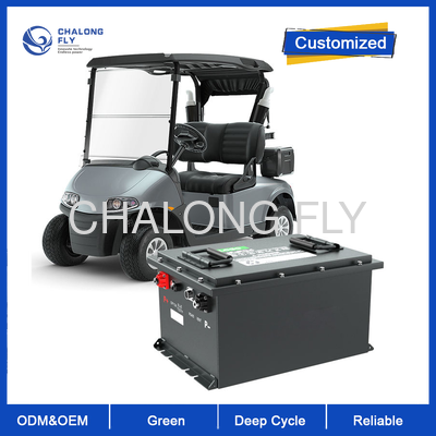 48V 150Ah LiFePO4 Golf Cart Battery with 6000+ Cycles and IP65 Waterproof Protection