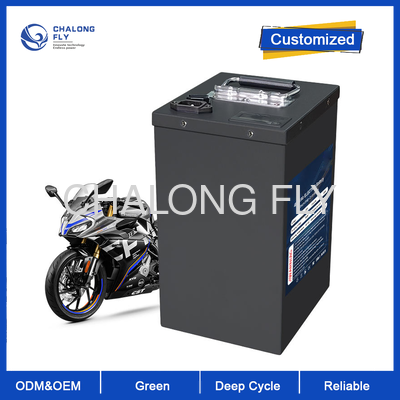 Electric Motorcycle 72V 60Ah High Discharge Lithium Battery Pack with 200A Peak Current BMS